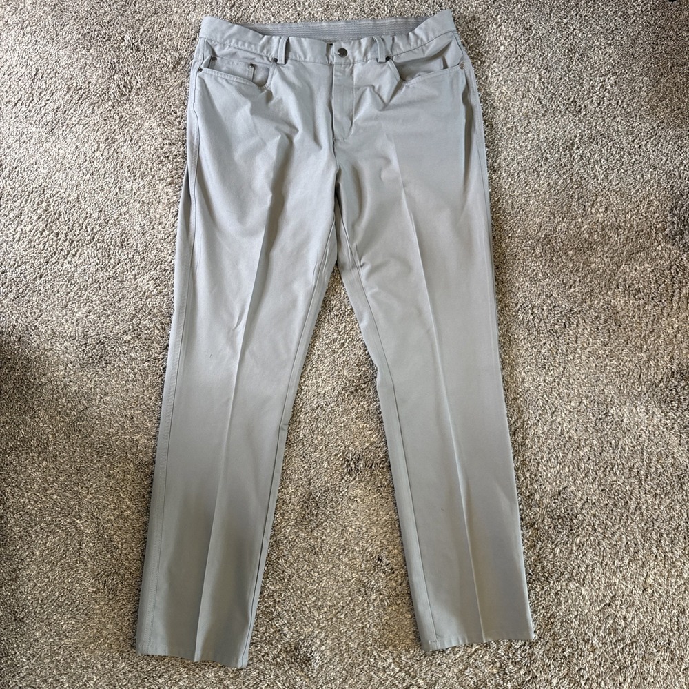Walter Hagen Men's Golf Pants Gray Pockets Size 36x32